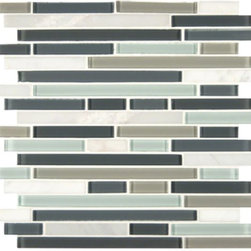 Keystone Blend Interlocking Mosaic - Mosaic Tile