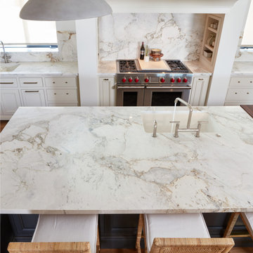 Calacatta Capixaba Marble Kitchen