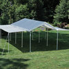 2-in-1 Canopy 24 x 20 ft. and Extension Kit White