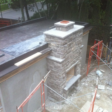 Outdoor Fireplace