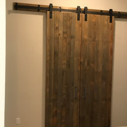 Skinny Slat Chevron Doors - Interior Doors