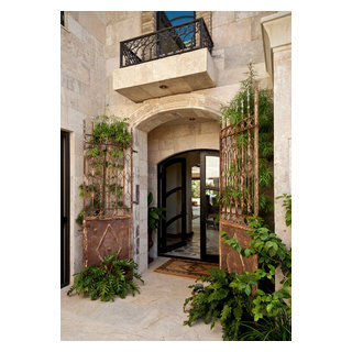 Antique Remedello Stone Wall - Mediterranean - Entry - Orange County ...