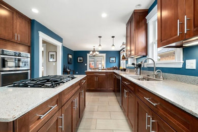 Kitchen photo in Boston