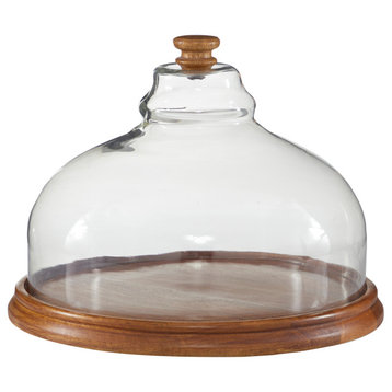 Traditional Brown Wood Cake Stand 46794