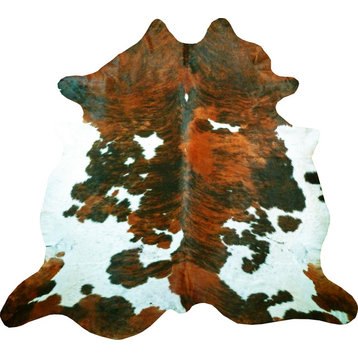 Tri-Color Exotic Brindle Extra Large Brazilian Cowhide