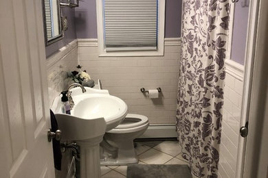 Elegant bathroom photo in Boston