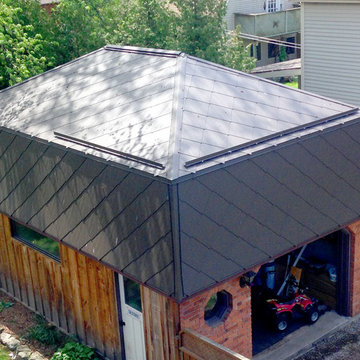 Sepia Brown Diamond Shingles