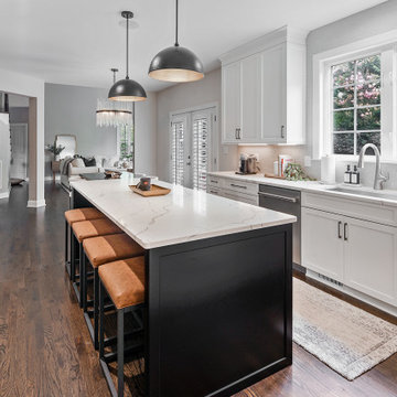 Transitional Kitchen & Bar Remodel Charlotte, NC | Reico