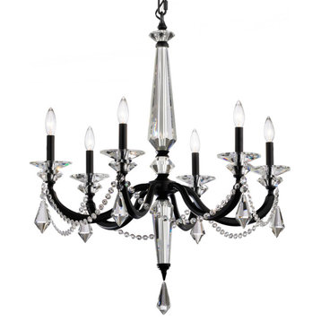 Verona 6-Light Chandelier in French Gold