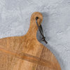 Artisan Wood - Farmhouse Natural Decorative 14" Serving Charcuterie Board