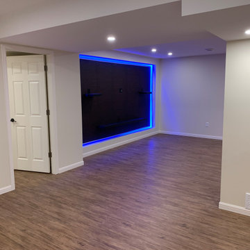 Modern basement finishing