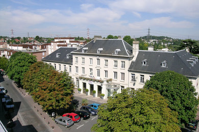 Photo mât télescopique de la Mairie de Palaiseau (91)