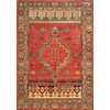 Traditional Tribal Medallion Area Rug, Red, 8'x10'