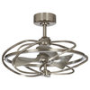 27-In Solstice LED Ceiling Fan, Satin Nickel