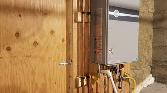 On demand water heater installation