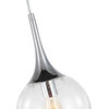 Woodbridge Lighting Alicia Mini-Pendant, Chrome, Clear Vintage Bulb