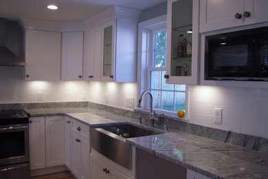 Inspiration for a contemporary kitchen remodel in Providence