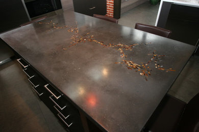 Inspiration for a contemporary kitchen remodel in Birmingham