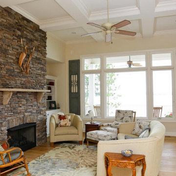 Stunning Craftsman Home on Lake Auman, Seven Lakes West, West End, NC.