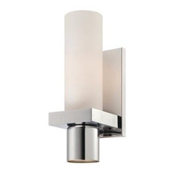 Pillar Collection 1-Light Chrome Wall Sconce - Wall Sconces