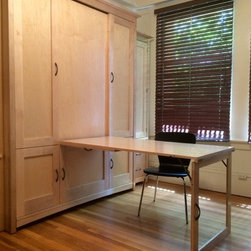 Sara and Andre's Wall Bed with Hidden Table - Murphy Beds