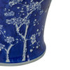 A&B Home 18" Cherry Blossoms Ginger Jar In Blue And White