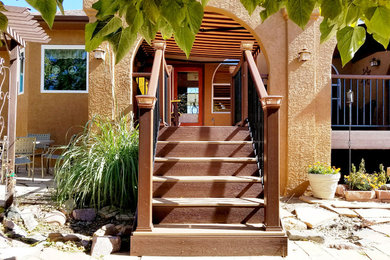Inspiration for a timeless deck remodel in Denver