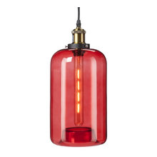 Kitchen Lights - Red Glass