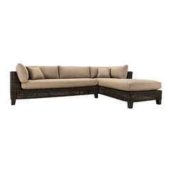Finn Right Arm Outdoor Sectional - Outdoor Sofas