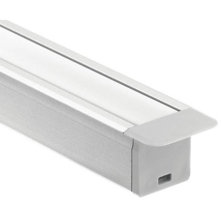 Kichler Lighting 1TEK1DWRC4SIL Ils Te Series - Deep Well Recessed Channel Kit