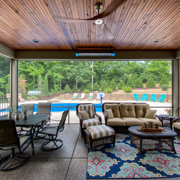 Pool House and Screen Room Area