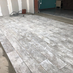 Extension Brique et Verre sur Lille - Carrelage Sol et Mur