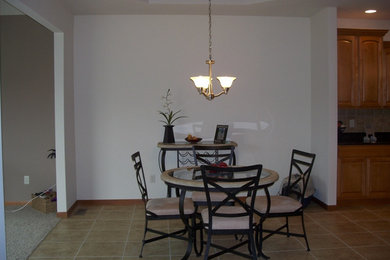 Inspiration for a timeless dining room remodel in Other