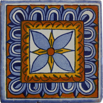 4.2x4.2 9 pcs Orizaba Talavera Mexican Tile