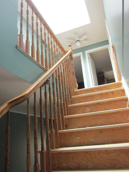 how to refinish oak railing Railings Design Resources