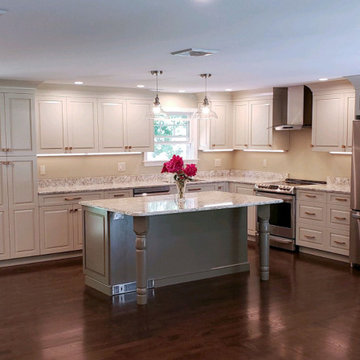 Open Concept Kitchen Remodel in Wakefield MA
