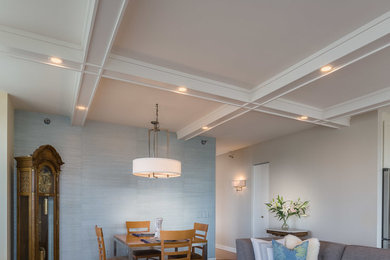 Inspiration for a contemporary living room remodel in Chicago