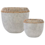 Uttermost - Uttermost 17718 Aponi - 11" Ray Bowl (Set of 2) - Set Of Two Earthenware Bowls Finished In A NaturalAponi 11" Ray Bowl ( Natural Concrete Gra *UL Approved: YES Energy Star Qualified: n/a ADA Certified: n/a  *Number of Lights:   *Bulb Included:No *Bulb Type:No *Finish Type:Natural Concrete Gray