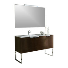 Basement Powder Room Vanity