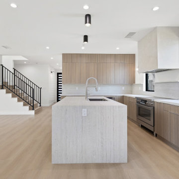 Custom Modern New Construction Home with Mid-Century Rooflines