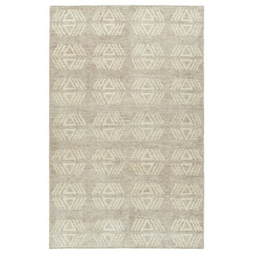 Kaleen Solitaire Collection Rug, Mink 4'x6'