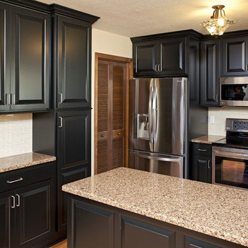 Classy Black Cabinets
