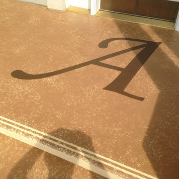 Leggari custom concrete overlay on 5,500 sq ft
