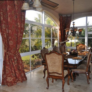 Patio converted in to Dining Room