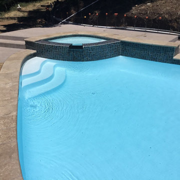 Residential Pool Remodel - Fiberglass Finish - SF Bay Area, CA