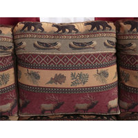 American Furniture Classics Sierra Lodge 4-piece Microfiber Sofa Set in Brown