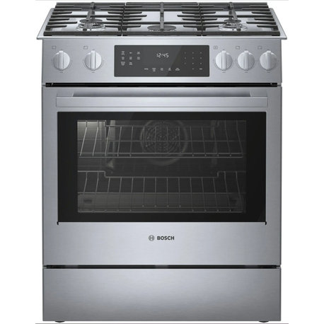 BOSCH 800 Series Gas Slide-in Range 30" Stainless Steel