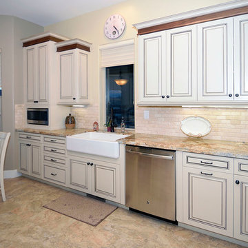Walnut & Paint Kitchen