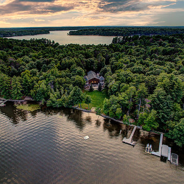 Cranberry Castle with a View of the Eagle River Chain of Lakes
