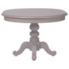 Liberty Summer House Round Pedestal Table, Dove Gray